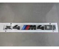 BMW F26 X4 M GALINĖS BAGAŽINĖS EMBLEMA X4 M40I UŽRAŠAS DEKALAS ŽENKLIUKAS LOGOTIPAS 51148065078 ORIGINALUS