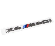 BMW F26 X4 M GALINĖS BAGAŽINĖS EMBLEMA X4 M40I UŽRAŠAS DEKALAS ŽENKLIUKAS LOGOTIPAS 51148065078 ORIGINALUS