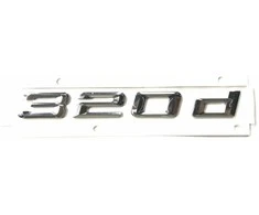 BMW F30 bagažinės dangčio 320d emblema su ženkliuku Originalus 51147289888