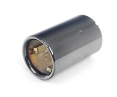 BMW F30 F22 F32 F36 juodas chromuotas išmetimo sistemos antgalis originalus 18307610636