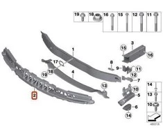 Bmw Priekinis Amortizatorius 3 F30 F80 M3 F31 F82 M4 Originalus 51118054185