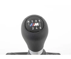 BMW F30 F31 pavarų perjungimo rankenėlė juoda odinė originali 25112284555