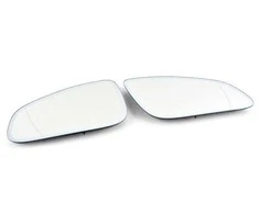 BMW F30 F31 veidrodžio stiklas su šildomu plačiakampiu dešiniuoju kampu originalus 51168059568