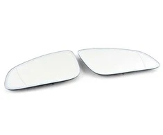 BMW F30 F31 veidrodžio stiklas su šildomu plačiakampiu dešiniuoju kampu originalus 51168059568