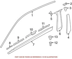 BMW F32 F32 F33 F34 F36 318d 320d 320dX atraminis kairės pusės kraštas originalus 51777294887