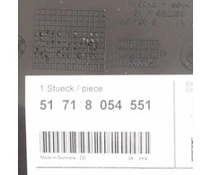 BMW F32 F32 F33 F36 ratų arkos apdaila priekinė kairė originali 51718054551