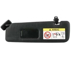 BMW F33 F83 M4 Kairės saulės skydelis su etiketės veidrodžiu apšviestas juodas 51167391861