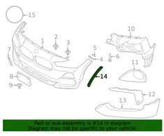 BMW F39 X2 28i 28iX M35iX Šoninis žymeklis Galinis atšvaitas kairysis originalus 63137420741