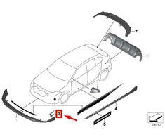 BMW Aero Flick 1 F40 2018 2019 Originalus 51112468204