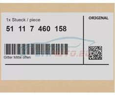 Bmw F45 F46 Grilis 2017 2019 Originalus 51117460158
