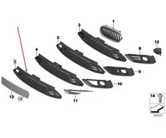 Bmw F45 F46 Originalus 51117364730