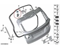 Bmw F46 Gran Tourer Žemės Strypo Remonto Komplektas Originalus 41009849996