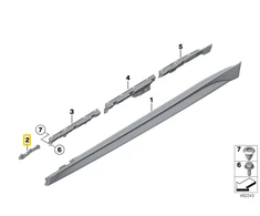 Bmw F80 F82 F83 Dešinė Palaikymo Atlošas Originalus 51778054316