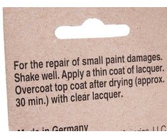 BMW Factory Touch-Up Paint Le Mans Mėlyna Metallic Mėlyna 51910419800 Originalūs
