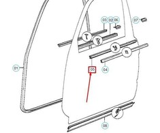 Bmw Fensterschachtabdichtung Ausse 5 E34 1987 1996 Originalus 51211944345