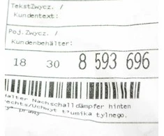BMW G01 galinis dešinysis kronšteinas rezonatorius originalus 18308593696