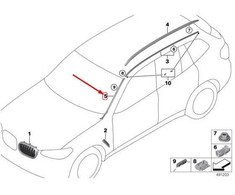 Bmw X3 G01 X3 M F97 Liejimas Originalus 51137399031