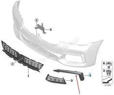 Bmw G11 G12 Kairioji Danga Originalus 51118061119