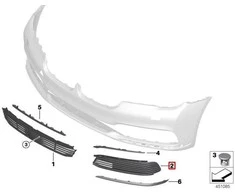 Bmw G11 G12 Oro Įleidimas Iš Dalies Uždaryta Dešinė Originalus 51117486838