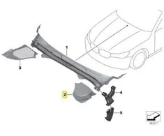 BMW G11 G12 Priekinis Gaubtas Originalus 51717357239