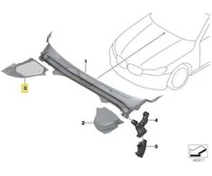 BMW G11 G12 Priekinis Gaubtas Originalus 51717357240