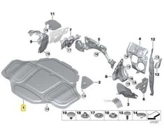 Bmw G11 G12 Variklio Gaubto Izoliacijos 51487330652 Originalus