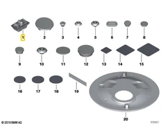 BMW G20 3 Pakeliamojo Liftingo Platforma Originalus 41009881333