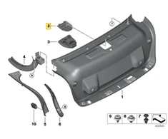 BMW G20 3 Trim Panel Finisher Originalus 51499477059