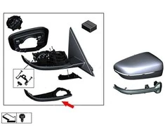 BMW G20 G21 korpuso apatinė dalis dešinėje S originali 51167498206