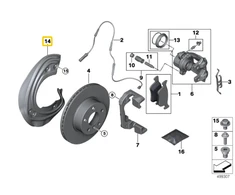 BMW G20 G21 Z4 G29 Dešinės Apsaugos Plokštė Originalus 34106871336