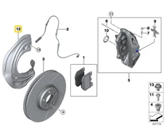 BMW G20 G21 Z4 G29 Dešinės Apsaugos Plokštė Originalus 34106871338
