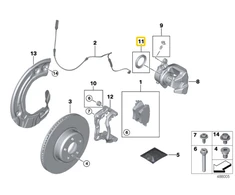 BMW G20 G30 G31 X3 X4 Z4 Originalus 34116872802