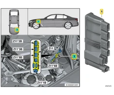 BMW G21 G30 F90 M5 Integracinis tiekimo modulis Originalus 12638638552
