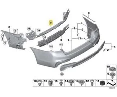 Bmw G30 F90 M5 Originalus 51128067762
