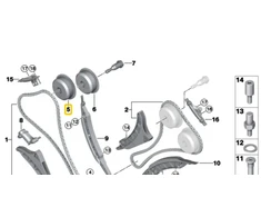 BMW G30 G11 G12 G14 G15 G16 X5 G05 X6 G06 X7 G07 Išvesties kamšto reguliavimo vienetas Originalus 11368601045