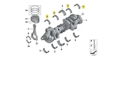 BMW G30 G11 G12 G14 G15 G16 X5 G05 X6 G06 X7 G07 Vairo Gidas Originalus 11217933647