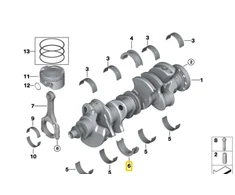 BMW G30 G11 G12 G14 G15 G16 X5 G05 X6 G06 X7 G07 Vairo Gidų Apvalkalas Violetinis Originalus 11218655142
