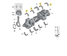 Bmw G30 G11 G12 G14 G15 G16 X5 G05 X6 G06 X7 G07 Originalus 11217933646