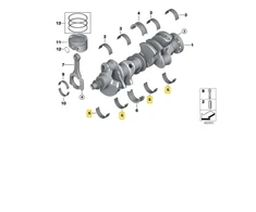 Bmw G30 G11 G12 Žalioji Guolių Apvalkalas Originalus 11218606301