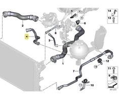 BMW G30 G31 G32 G11 G12 Išplėtimo Bakelio Šlaunis Originalus 17128572908
