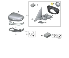 Bmw G30 G31 G32 G11 G12 Palaikymo Žiedas Kairys Originalus 51167418813