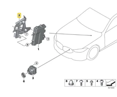 Bmw G30 G31 G32 G11 G12 Valdymo Bloko Skundas Originalus 61359493182