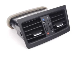 Galinis Juodas Oro Ventiliacijos Grotelių Centras BMW E90 E91 Originalus 64227210639