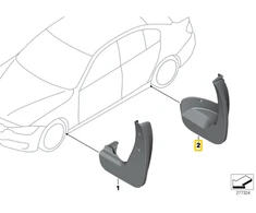 Bmw Galiniai Žemynlaidžiai Ne Sport 3 F30 F31 Originalus 82162218984