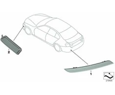 Bmw Galinio Kairio Atspindžio Šviesos 3 F30 Lci 63147400207