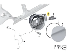 BMW Galinio Kuro Dėžės Angos Būdas 2 F23 51177301813 Originalus 51177301813