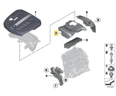 BMW Garsiakalbis Dangos 5 F07 F10 F11 Originalus 11148511376