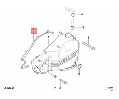 Bmw Gasket R13 F 650 GS Dakar G 650 GS Originalus 11147706498