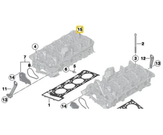 BMW Gasket ring Originalus 11127618841 5' F07 GT (04/2011 — 06/2013) 5' F07 GT LCI (08/2012 — 02/2017) 5' F10 (06/2010 — 10/2016) 5' F10 LCI (08/2012 — 10/2016) 5' F11 LCI (08/2012 — 02/2017) 5' G30 (10/2015 — 12/2019) 5' F90 M5 (01/2016 — 12/2019) 6' F06 Gran Coupé (06/2011 — 03/20