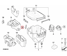 Bmw Grommetas E81 E87 E90 E91 E92 E93 X1 Originalus 12907528949